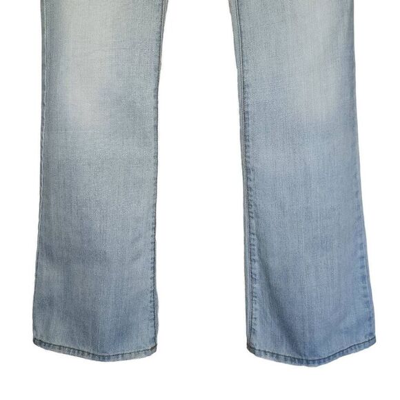Abercrombie & Fitch Women Jeans, Light Wash "Madison" Bootcut Jeans, Sz 4 Long - Picture 7 of 11